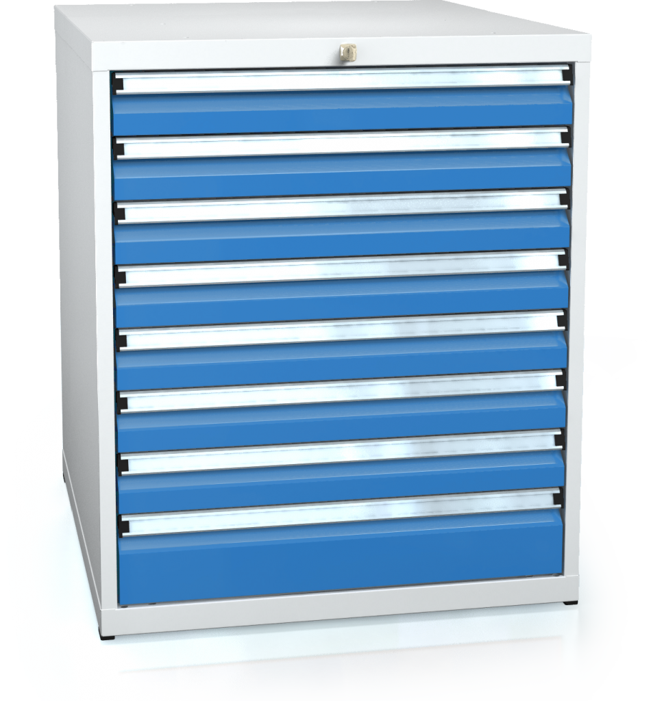 Dílenská zásuvková skříň 840 x 710 x 750 - 8x zásuvka